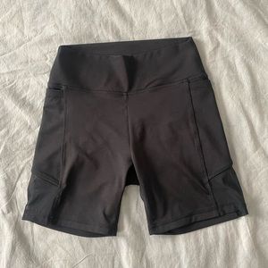 PINK Active Victoria's Secret Black High Waist
Mesh Biker Shorts